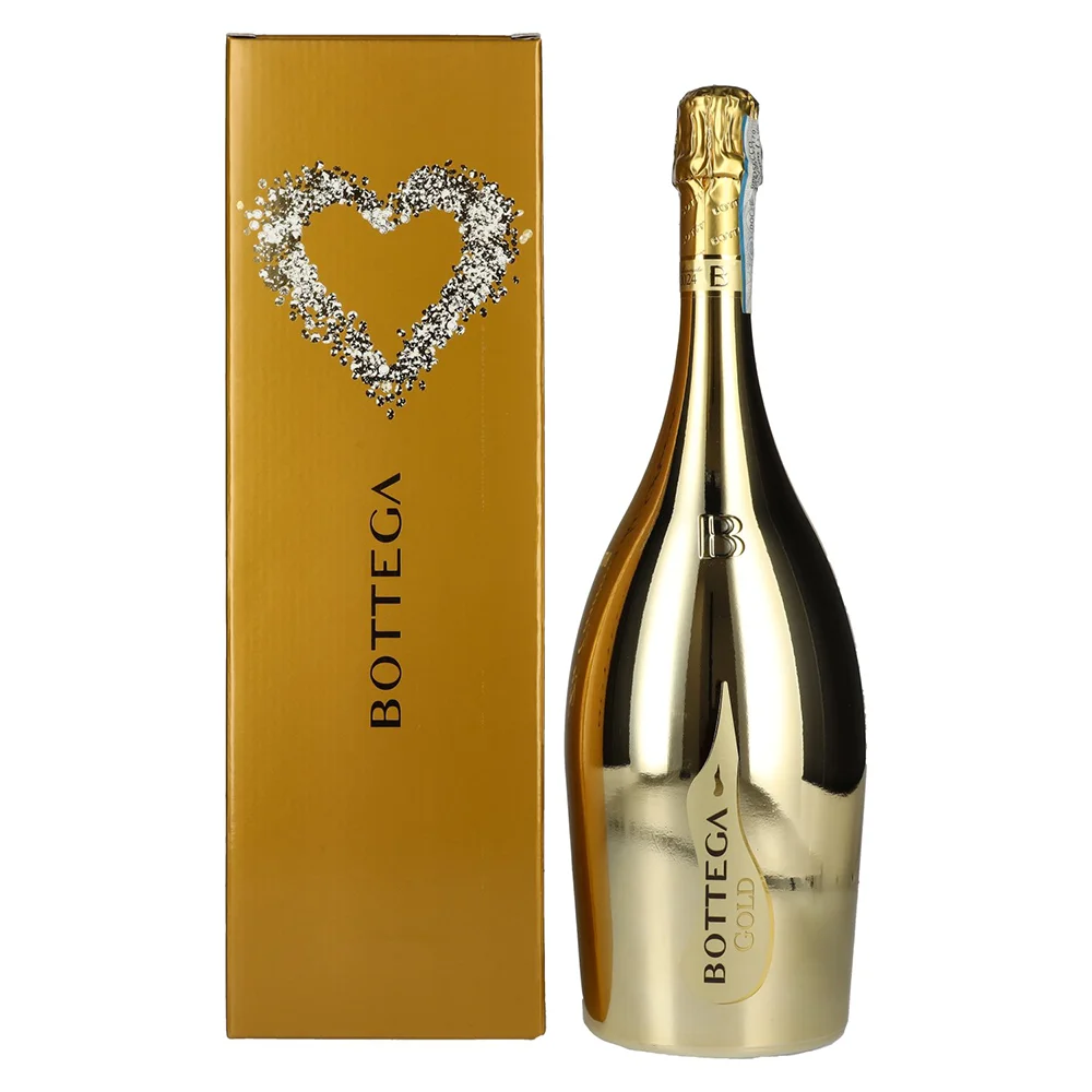 Sparkling wine Prosecco Gold Brut Bottega + GB 1,5 l