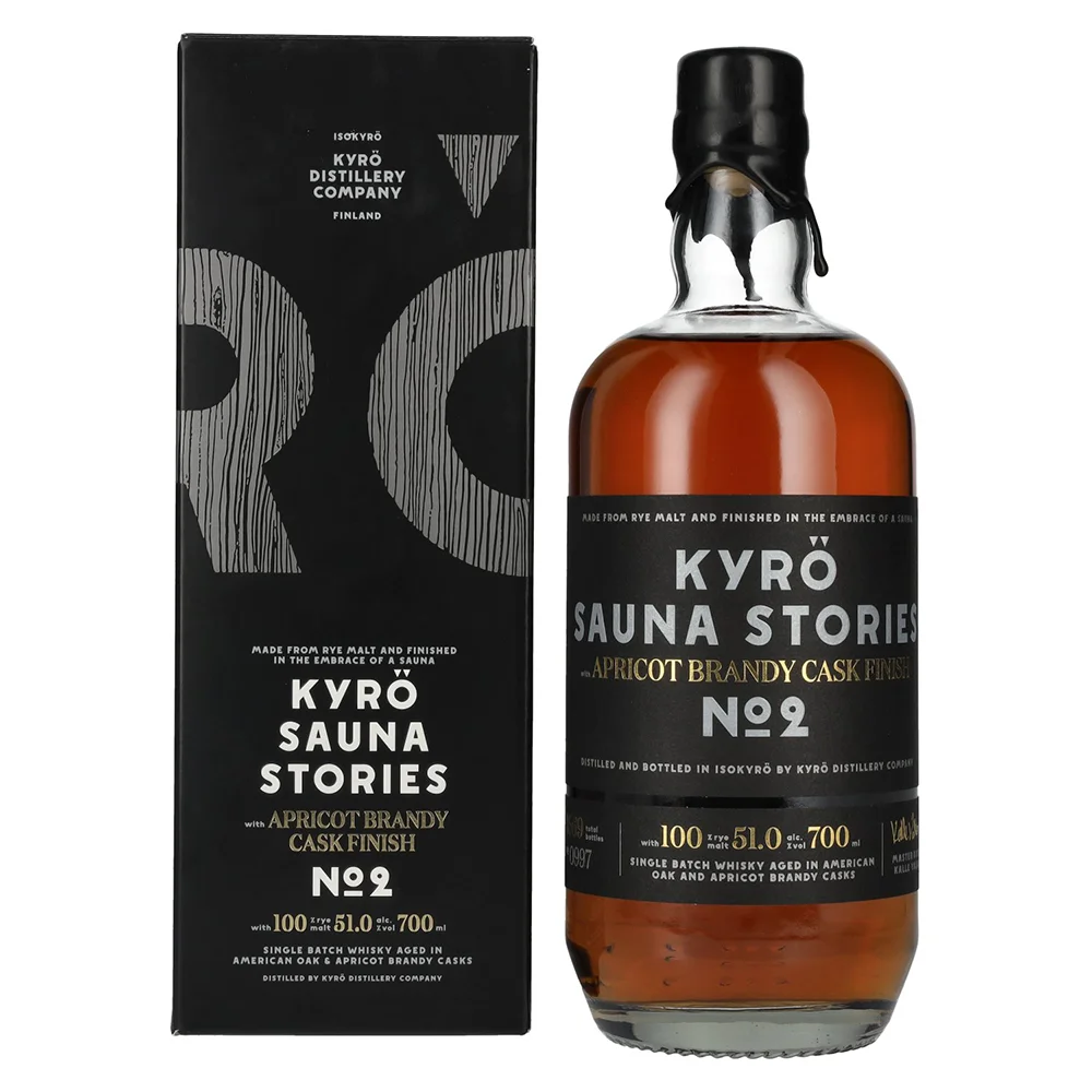 Viski KYRO Sauna Stories apricot Cask finish No. 2 + GB 0,7 l