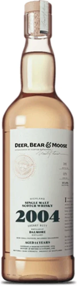 Škotski viski Deer, Bear & Moose Dalmore 2004 0,7 l