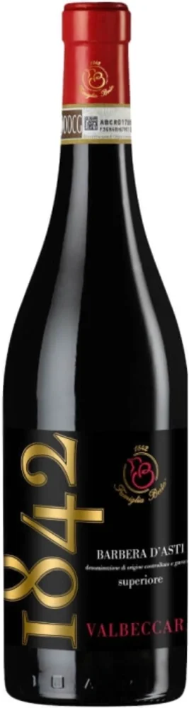 Wine Barbera D'Asti Superiore 1842 Valbeccara 2017 Famiglia Berta 0,75 l