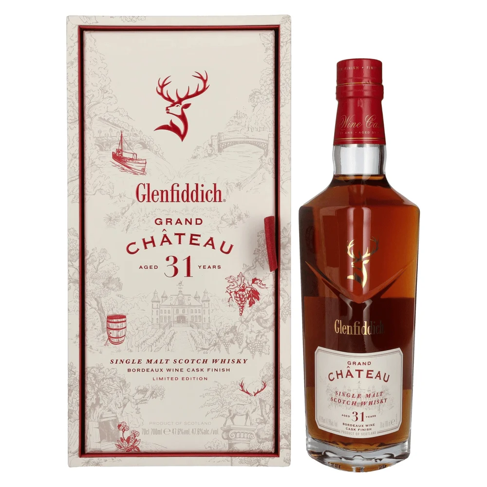 Škotski viski Glenfiddich 31 Years Old GRAND CHÂTEAU Single Malt + GB 0,7 l