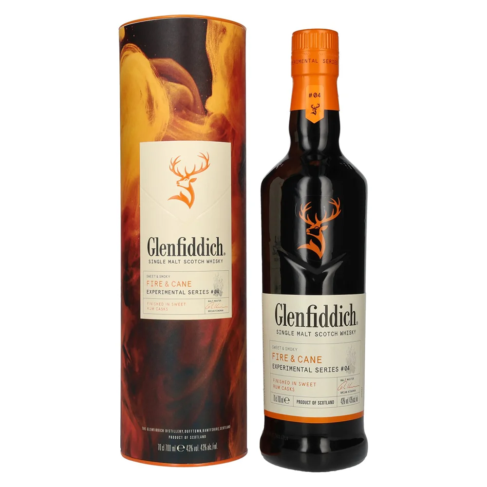 Škotski viski Glenfiddich Fire and Cane + GB 0,7 l