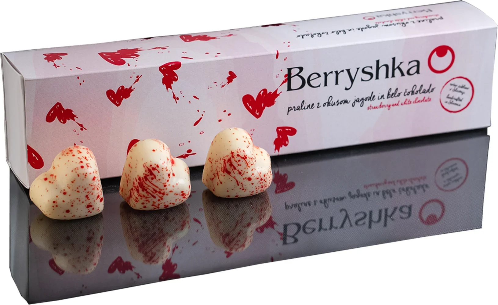 Pralines hearts Berryshka 50 g