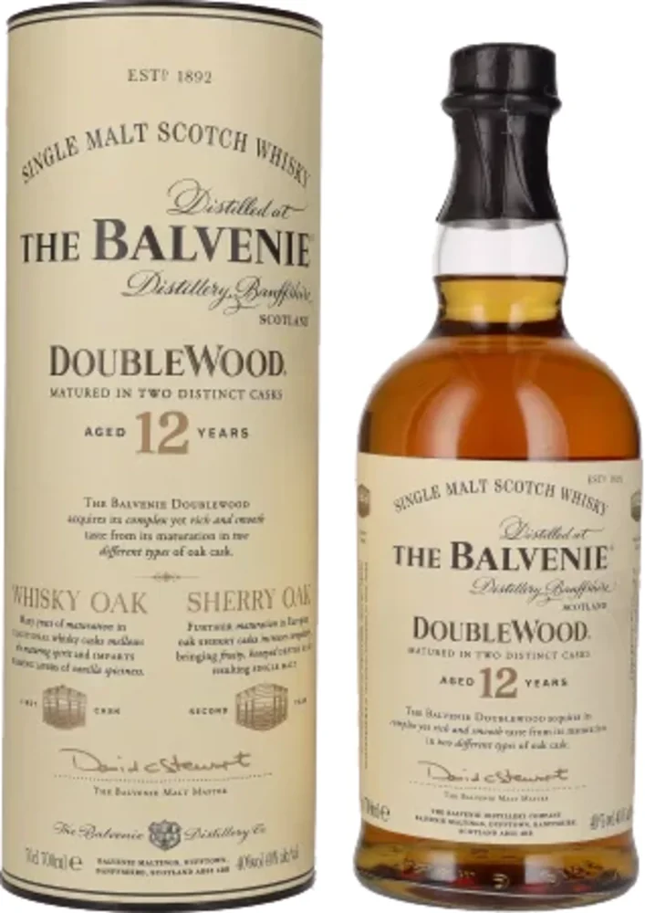 Scotch whisky Balvenie 12 YO + GB 0,7 l