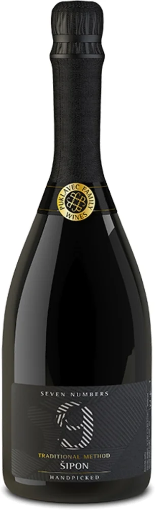 Pjenušavo vino Šipon Brut Traditional Method Seven Numbers Puklavec Family Wines 0,75 l