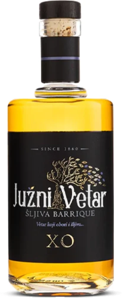 Fruit brandy Južni Vetar Rakija 20 Year Old Šljiva Barrique XO 0,7 l