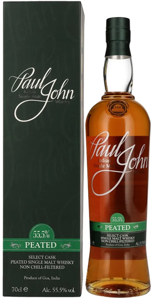 Indijski viski Paul John Peated SELECT Cask + GB 0,7 l