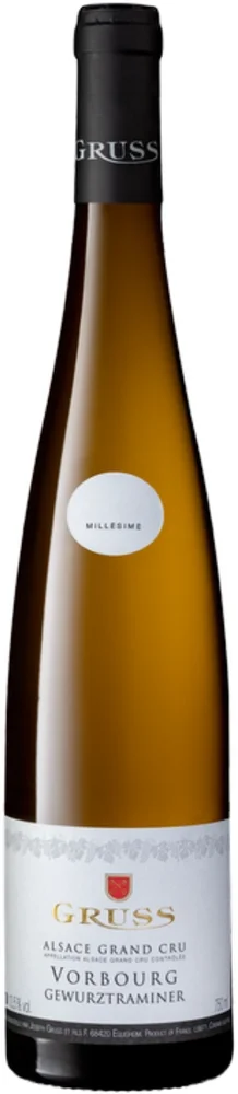 Wine Gewurztraminer Grand Cru Vorbourg Domaine Gruss 0,75 l