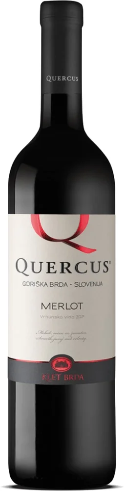 Vino Merlot Quercus Klet Brda 0,75 l