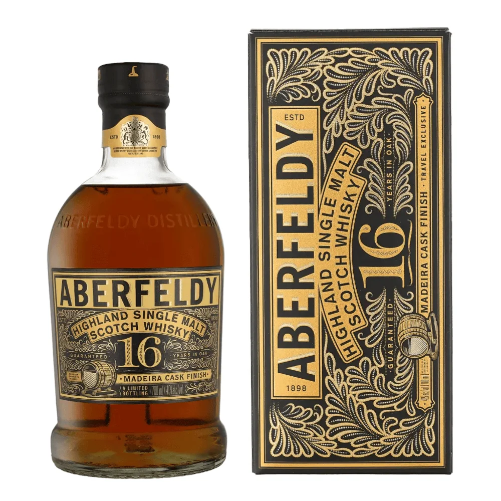 Škotski viski Aberfeldy 16 YO Madeira Cask + GB 0,7 l