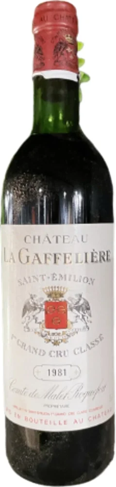 Vino Comte de Malet Roguefert 1981 Chateau la Gaffeliere 0,75 l
