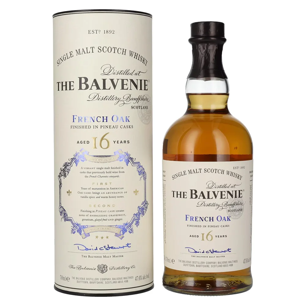 Škotski viski Balvenie 16 YO French Oak + GB 0,7 l