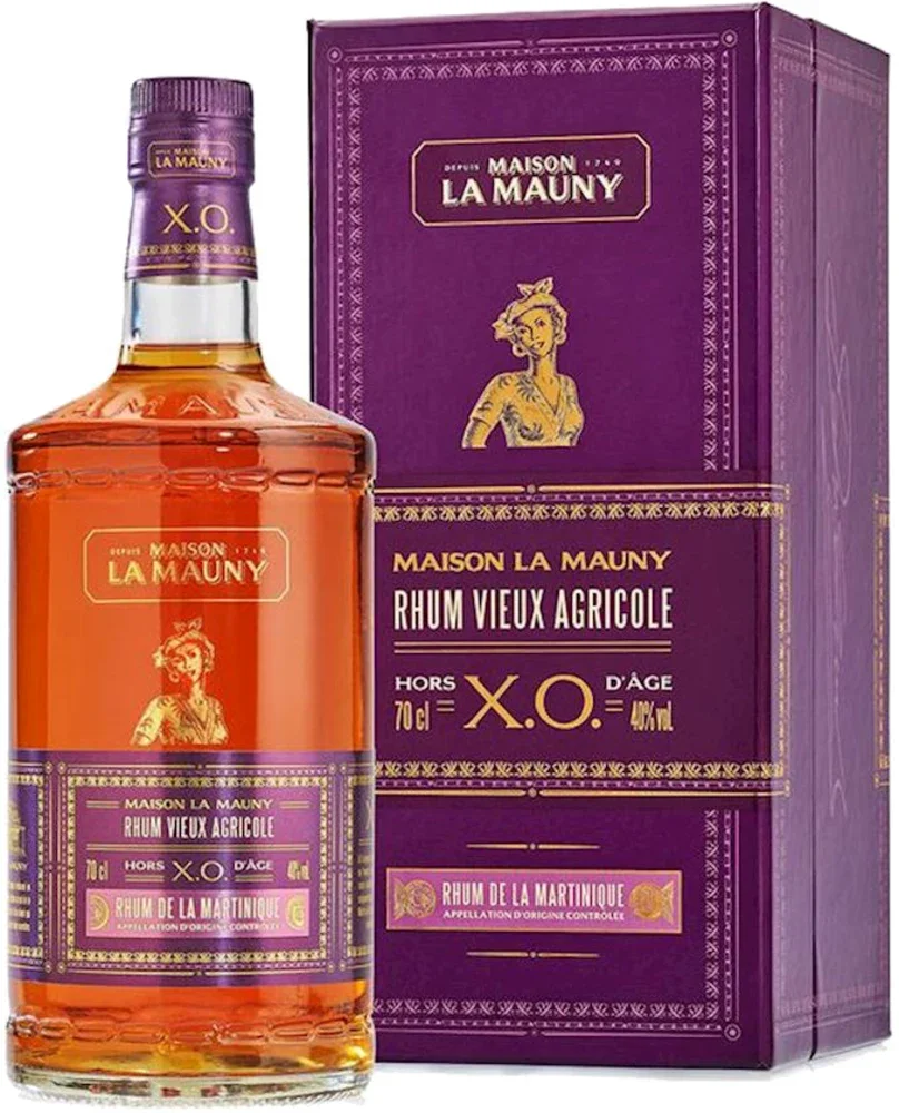 Rum XO Vieux Agricole La Mauny + GB 0,7 l
