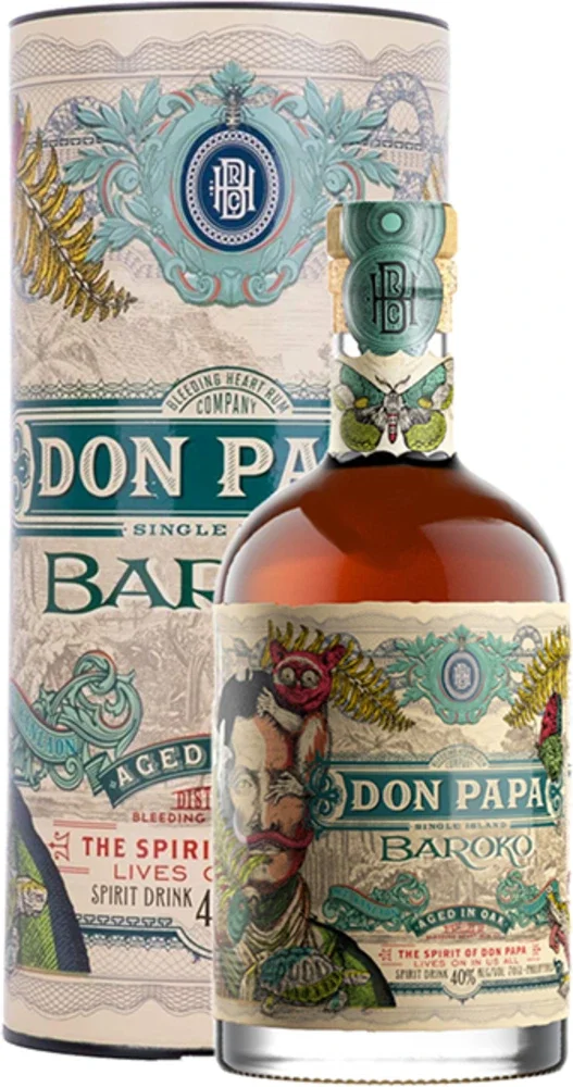 Rum Don Papa Baroko + GB 0,7 l