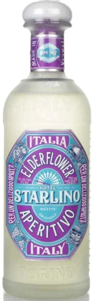 Liqueur Aperitivo Elderflower Torino Hotel Starlino 0,75 l