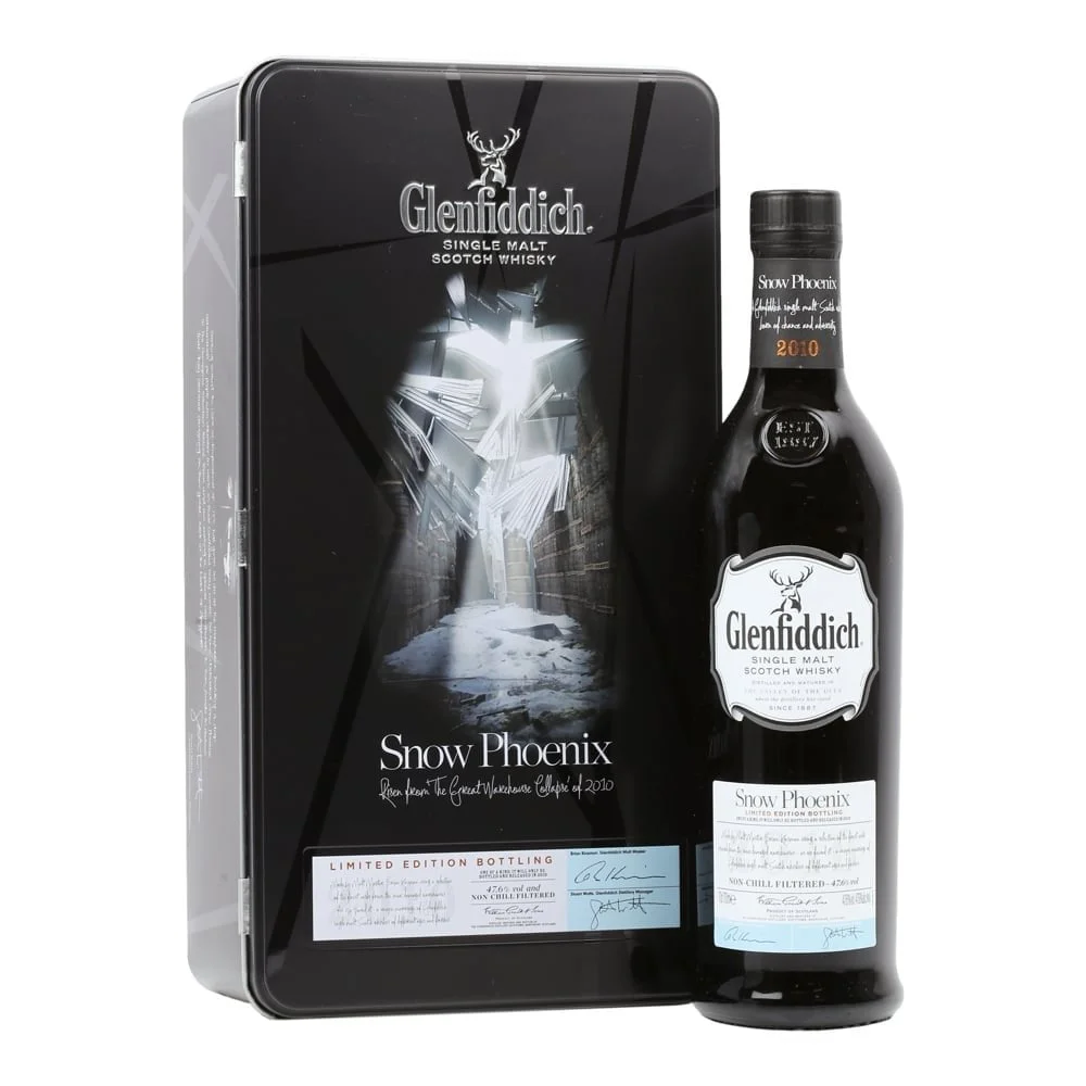 Scotch Whisky Glenfiddich Limited Edition Snow Phoenix + GB 0,7 l