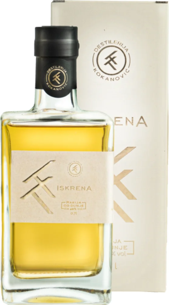 Voćna rakija Rakija od Dunje ISKRENA + GB 0,7 l
