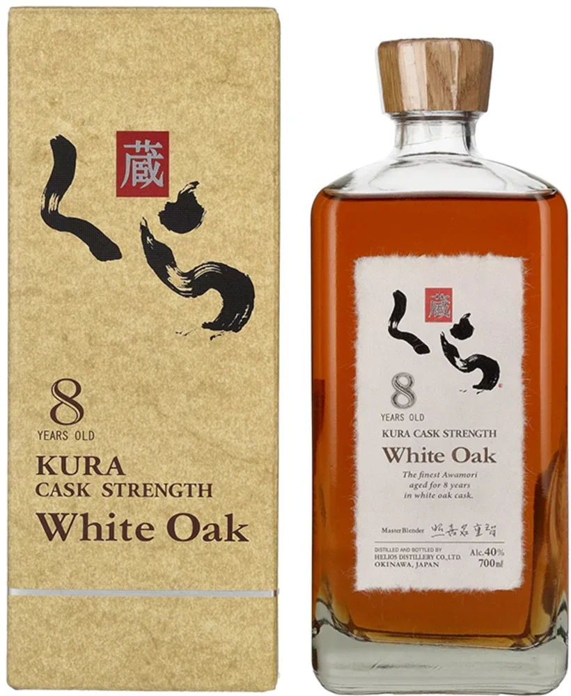 Japanese whisky Kura 8 Years Old White Oak Single Malt + GB 0,7 l
