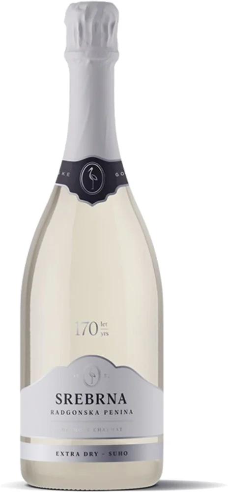 Pjenušavo vino Srebrna Extra Dry Radgonske gorice 0,75 l