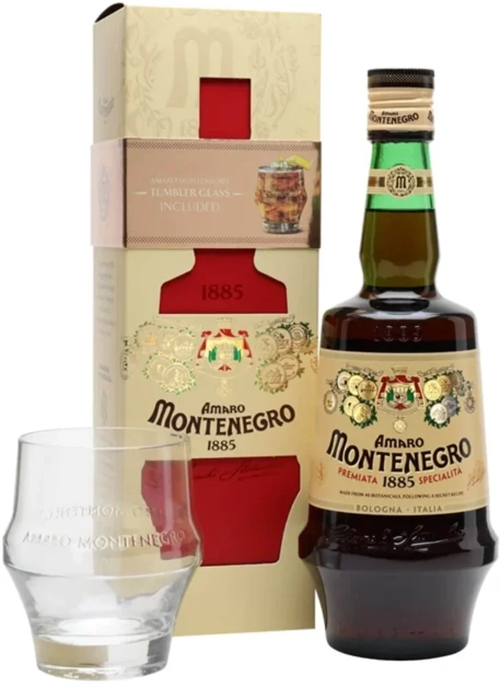 Liker Amaro Montenegro GB + čaša 0,7 l