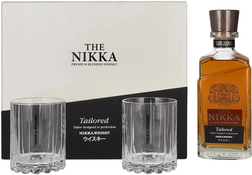 Japanski viski Nikka The Nika tailored + 2 čaše GB 0,7 l