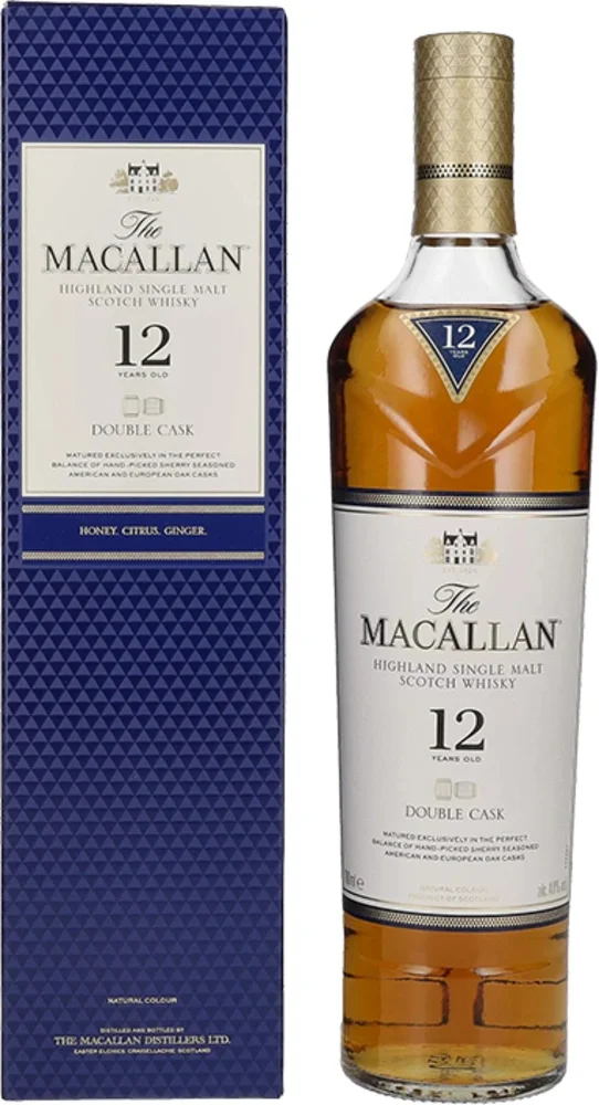 Škotski viski 12 Years Old DOUBLE CASK Macallan + GB 0,7 l