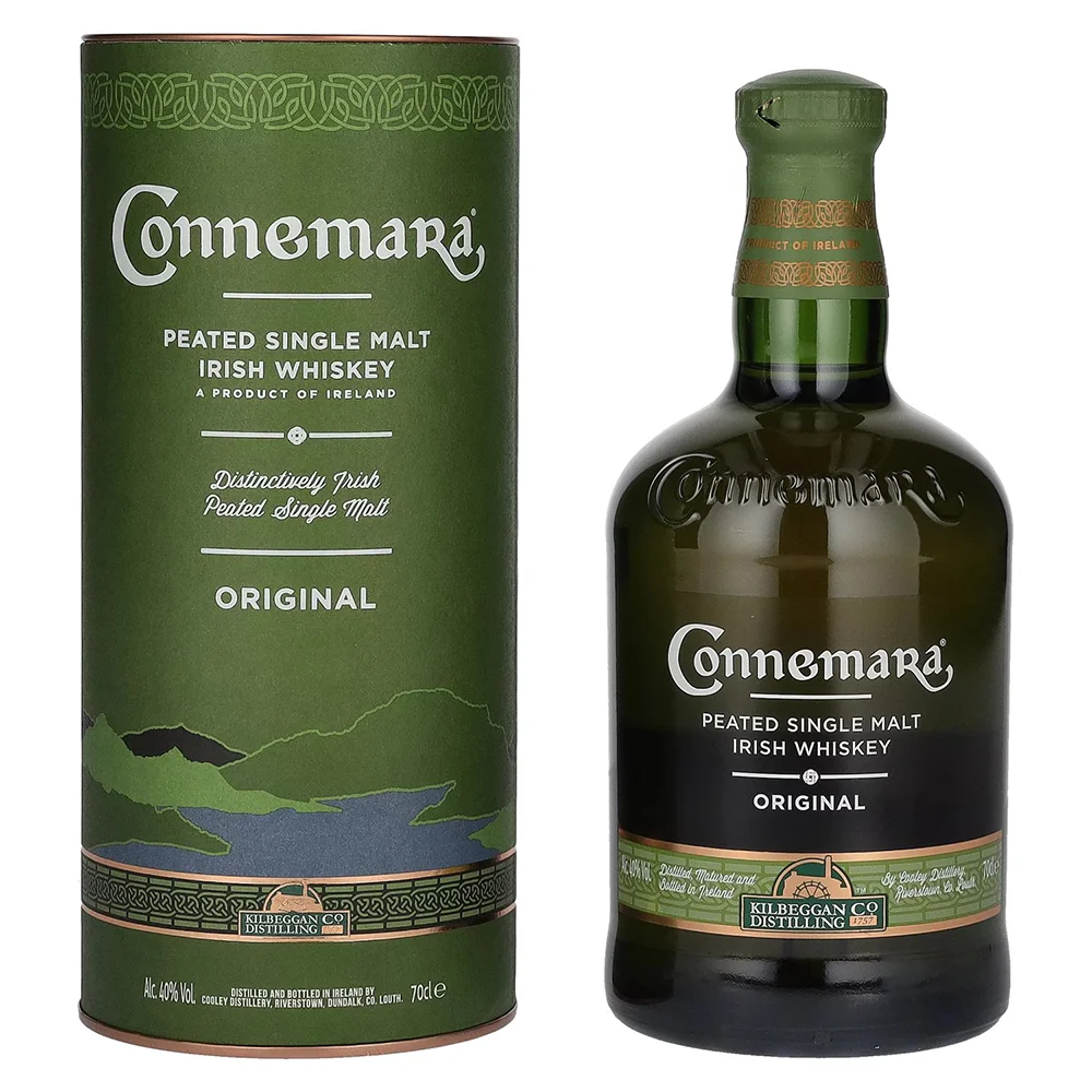Irish Whisky Connemara ORIGINAL Peated + GB 0,7 l