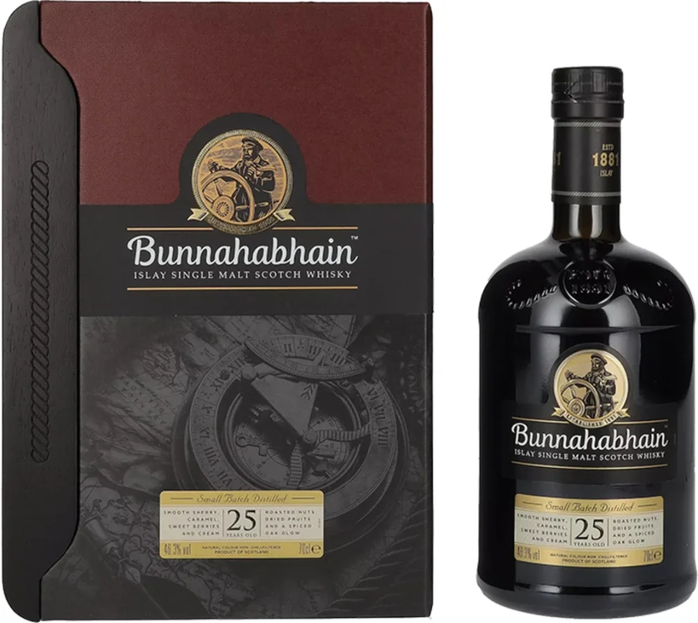 Škotski viski Bunnahabhain 25yo Single Malt + GB 0,7 l