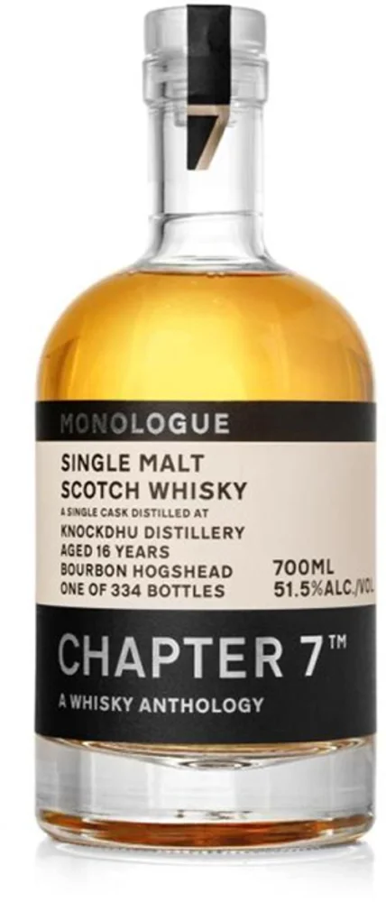 Scotch Whisky Monologue 16 Year Old Knockdhu 0,7 l