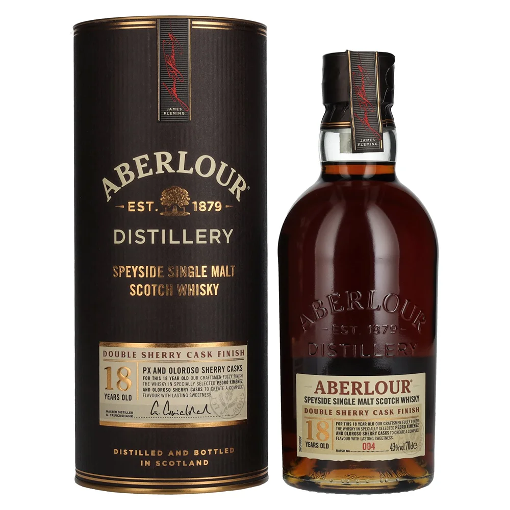 Škotski viski Aberlour 18 Double Sherry Cask Finish + GB 0,7 l