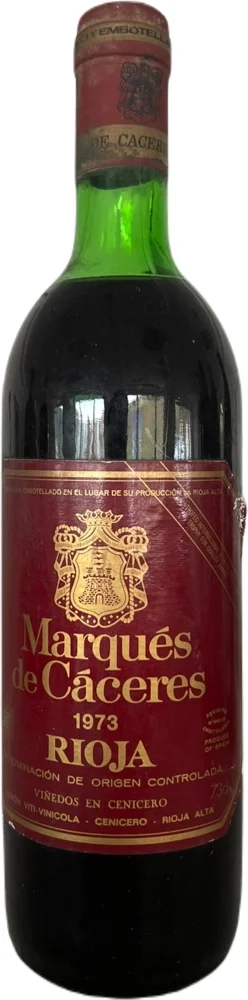 Wine Reserva 1973 Marques de Caceres 0,75 l