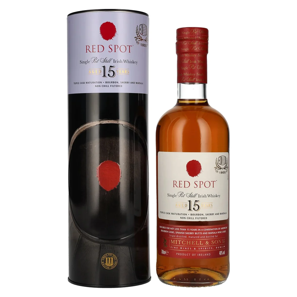 Irish Whiskey Red Spot 15 Y Mitchell & Son + GB 0,7 l