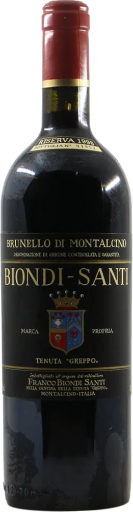 Vino Brunello di Montalcino DOCG 1998 Biondi Santi 0,75 l