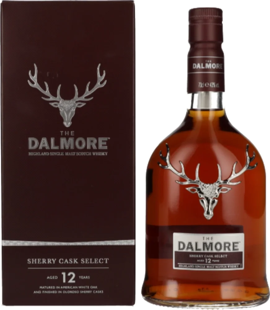 Škotski viski 12 Years Sherry Cask The Dalmore + GB 0,7 l
