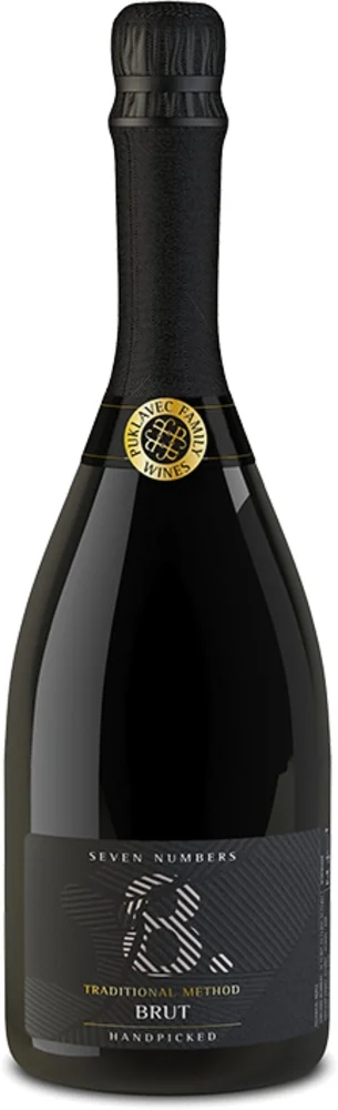 Sparkling wine Brut Traditional Method Seven Numbers Puklavec Family Wines 0,75 l
