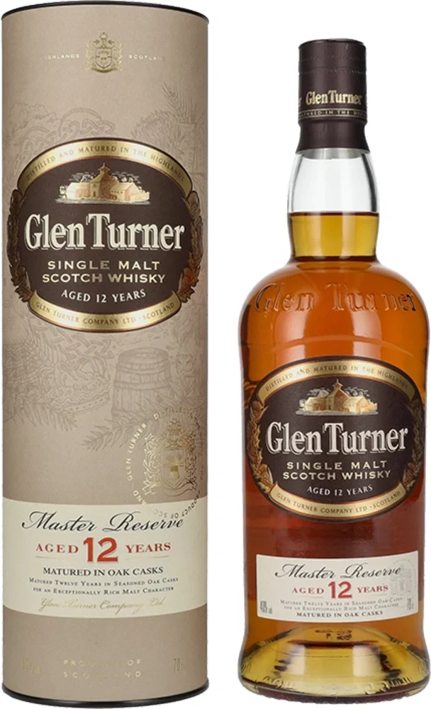 Scotch Whisky Master Legend 12y Single malt Glen Turner + GB 0,7 l