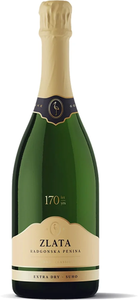 Sparkling wine Zlata Extra Dry Radgonske gorice 0,75 l
