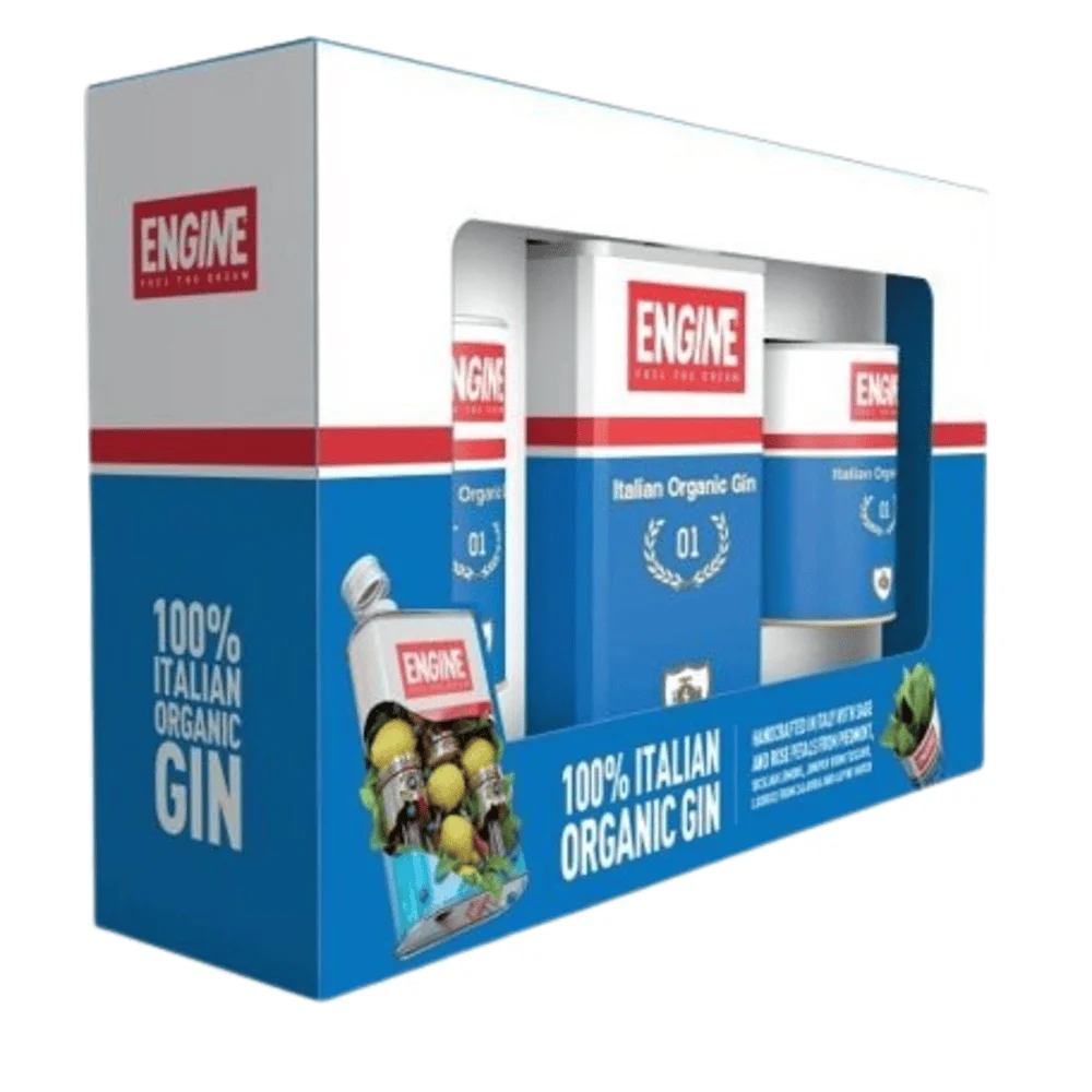 Gin Engine + 2 čaše GB 0,5 l