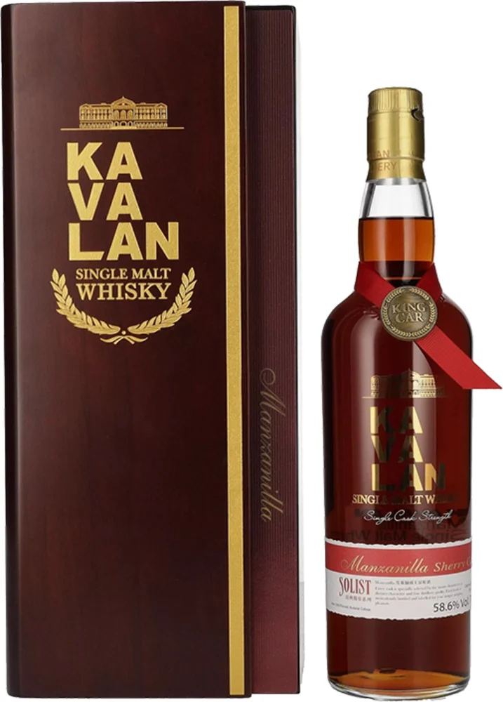 Tajvanski viski SOLIST Manzanilla Cask Kavalan + GB 0,7 l