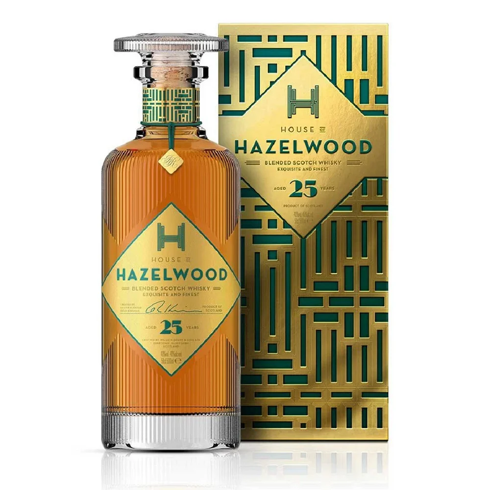 Škotski viski House of Hazelwood 25 yo + GB 0,5 l