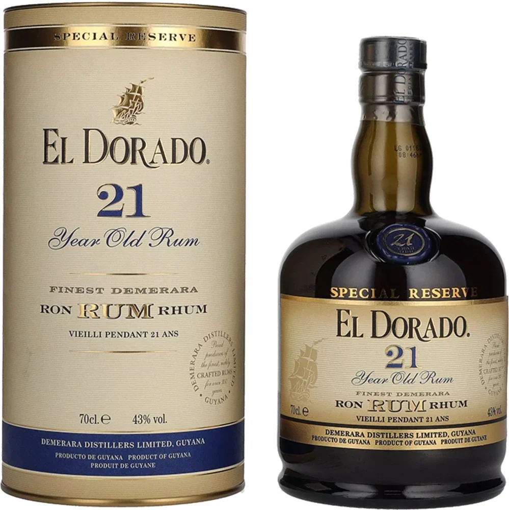 Rum El Dorado 21 godina + GB 0,7 l