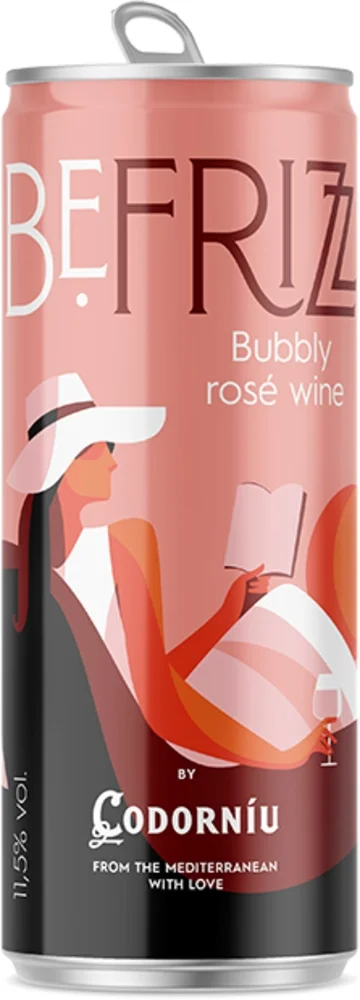 Sparkling wine Be Frizz Rose Codorniu 0,25 l