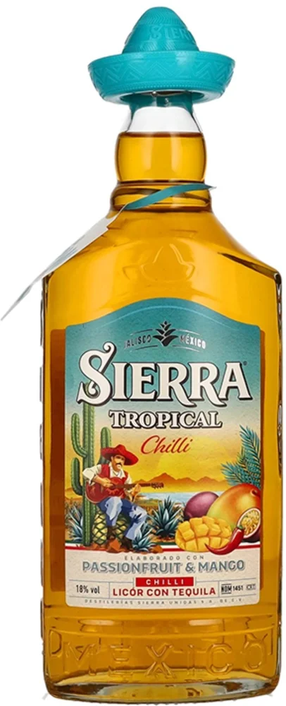 Liker od tekile Sierra Tropical Chilli 0,7 l