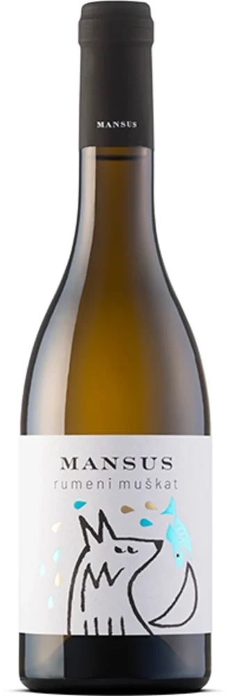 Vino Žuti muškat Mansus 0,5 l