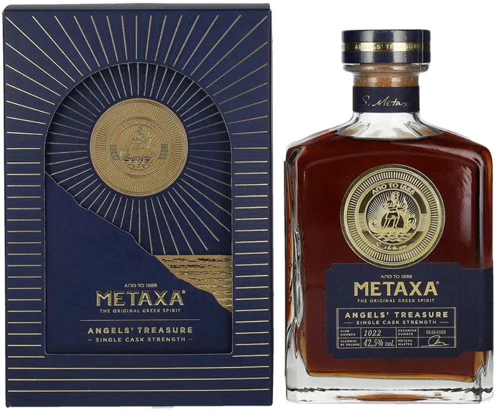Brandy Metaxa Angels' Treasure Single Cask Strength 2023 + GB 0,7 l