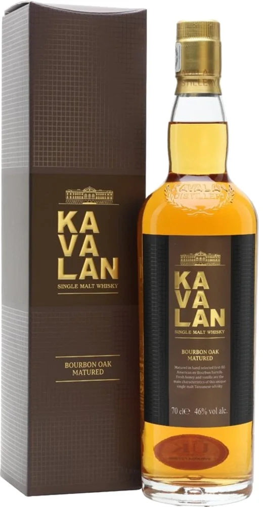 Tajvanski viski Bourbon Oak Matured Kavalan + GB 0,7 l