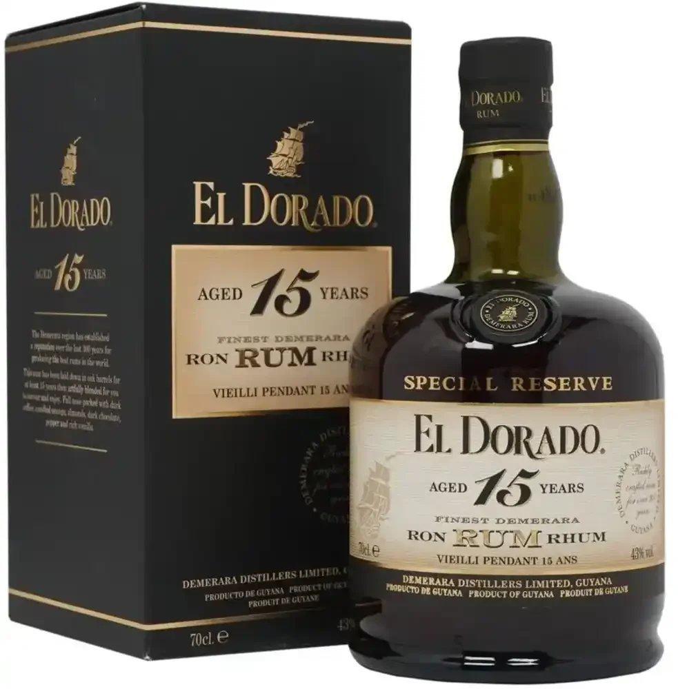 Rum El Dorado 15 years + GB 0,7 l