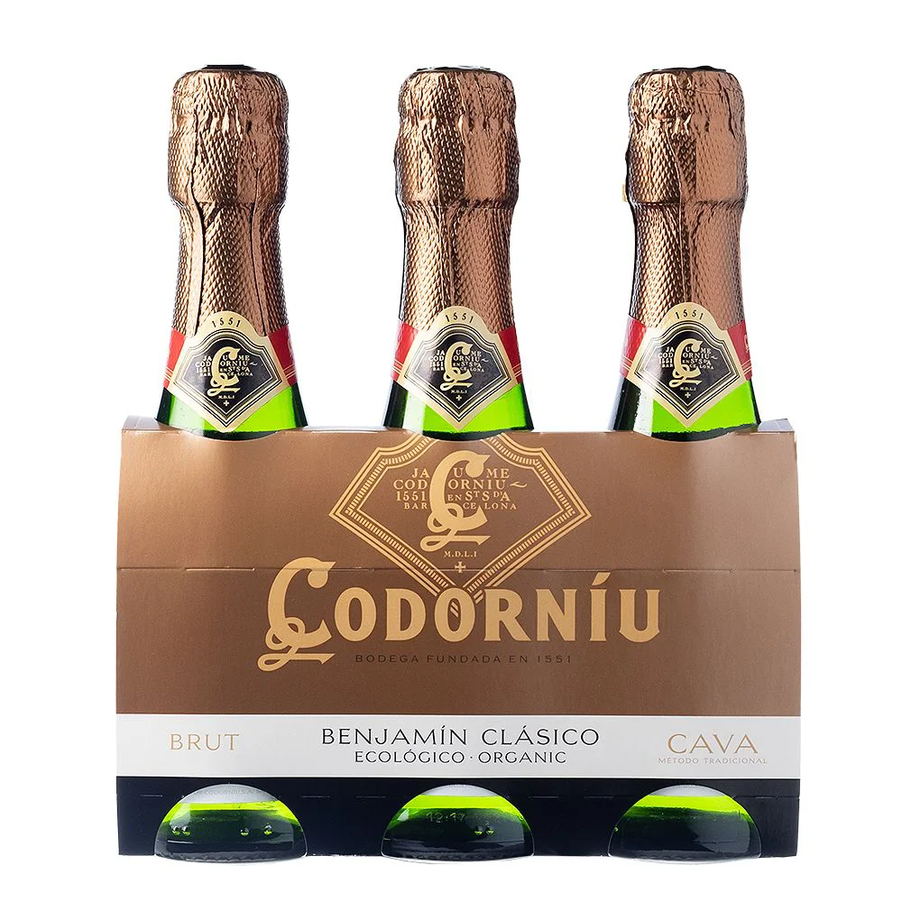 Pjenušavo vino Cava Classico Brut Codorniu 3-pack 0,20 l
