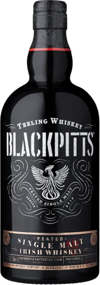 Irish Whiskey Teeling Blackpitts Peated Single Malt + GB 0,7 l