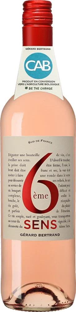 Vino 6eme Sens Rose Gerard Bertrand 0,75 l
